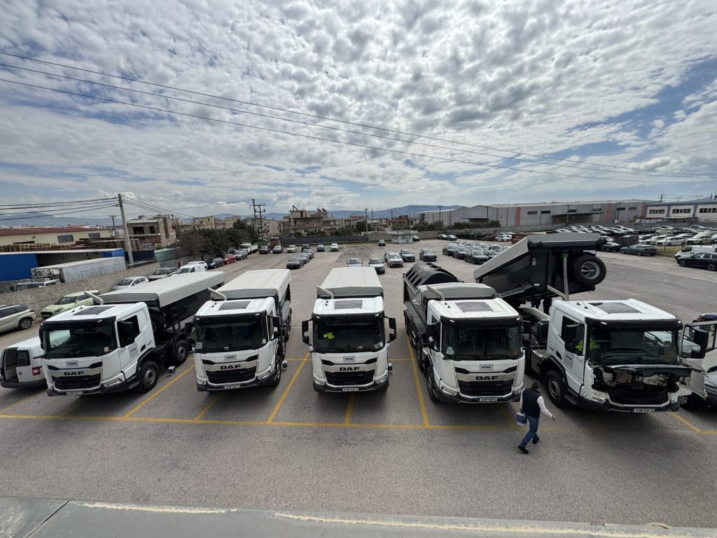 ERGOTRAK – Όμιλος Σφακιανάκη: Δυναμική ενίσχυση του στόλου του Ομίλου AVAX με DAF XDc 450